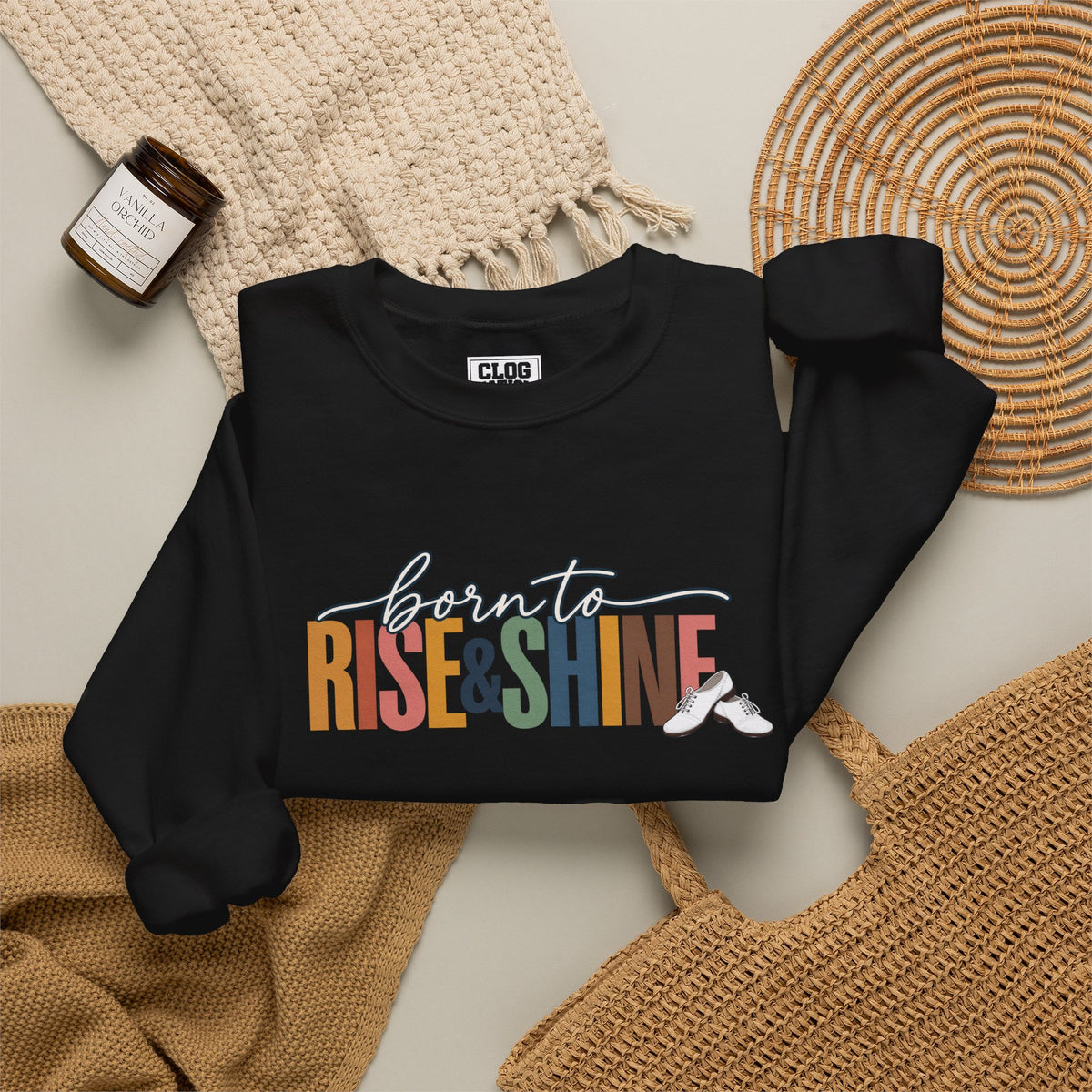 Born to Rise & Shine Crewneck Sweatshirt