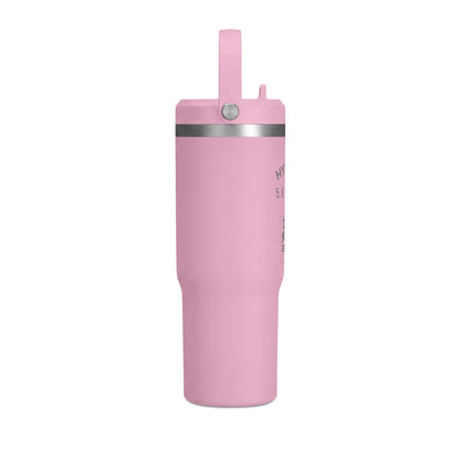 Hydrate + 5, 6, READY, GO! | 32oz Insulated Bottle with Built-In Straw