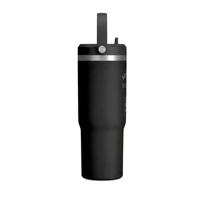 Hydrate + 5, 6, READY, GO! | 32oz Insulated Bottle with Built-In Straw