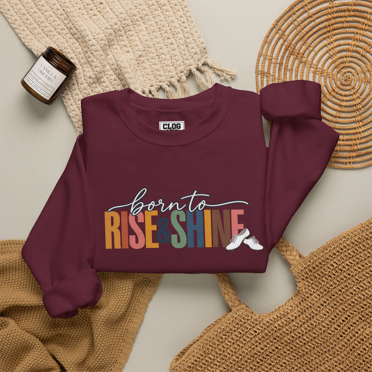 Born to Rise & Shine Crewneck Sweatshirt