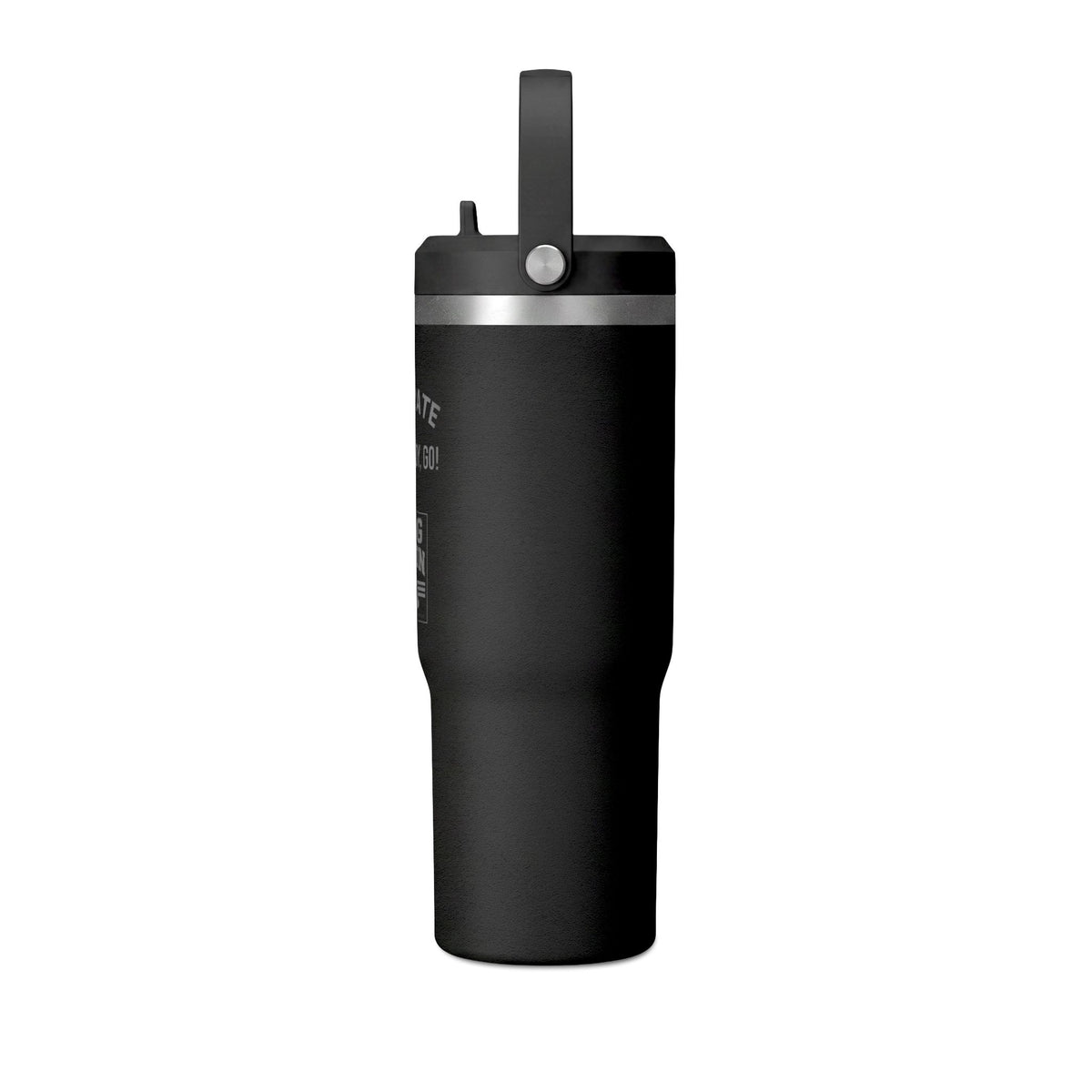 Hydrate + 5, 6, READY, GO! | 32oz Insulated Bottle with Built-In Straw
