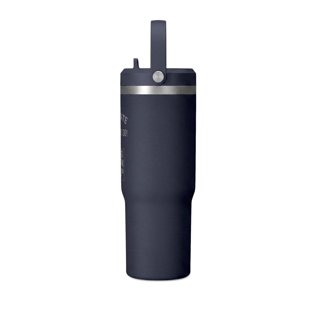 Hydrate + 5, 6, READY, GO! | 32oz Insulated Bottle with Built-In Straw