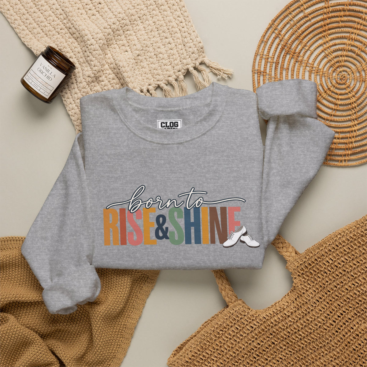 Born to Rise & Shine Crewneck Sweatshirt