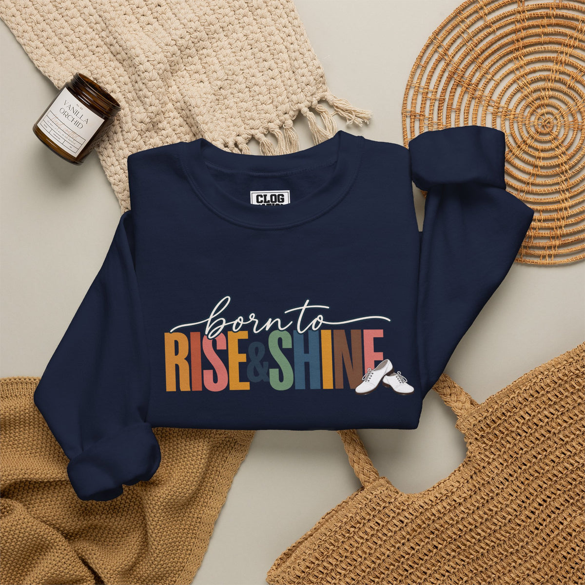 Born to Rise & Shine Crewneck Sweatshirt